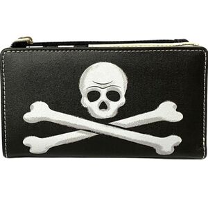 Loungefly Disney's Peter Pan Exclusive Captain‎ Hook Pirate Skull Flap Wallet